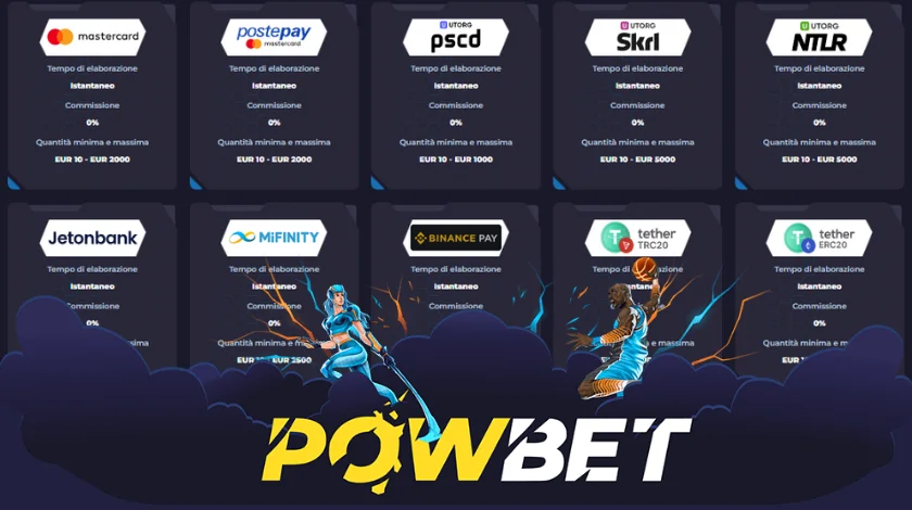 Zahlungen PowBet