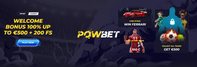 PowBet Casino Willkommensbonus